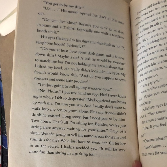 The Fill-In Boyfriend by Kasie West - Pink Accent Paperback - Picture 8 of 12